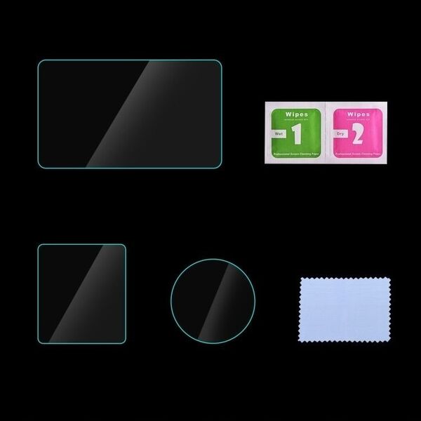 Zestaw Osłona Szkło Hartowane na 2x Ekran + Obiektyw LCD DJI Osmo Action 4 / PU953T
