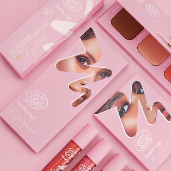 FACE BOOM_Paleta cieni do powiek Nude Mood 9g