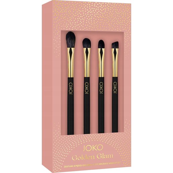 JOKO_SET zestaw p dzli do makija u oka Golden Glam