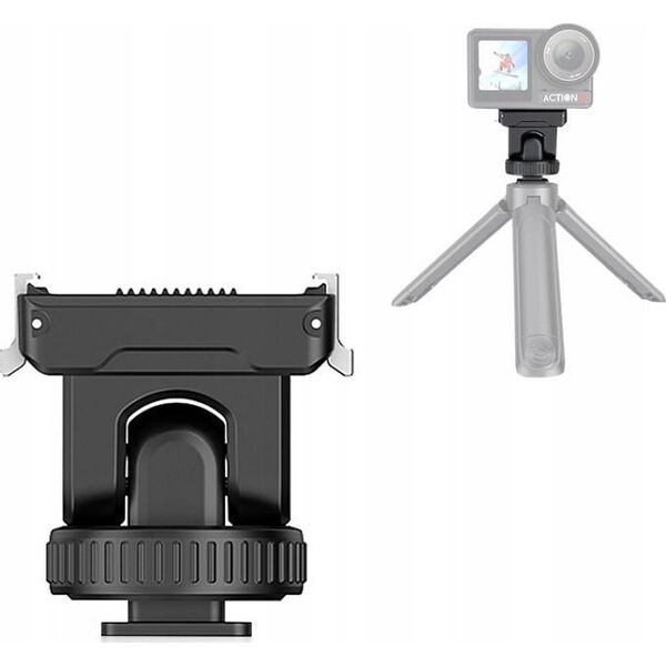 Szybkozłączka Uchwyt na Gwint 1/4'' Stopkę ISO do DJI Osmo Action 3 / 4 / 5 Pro / PU727B
