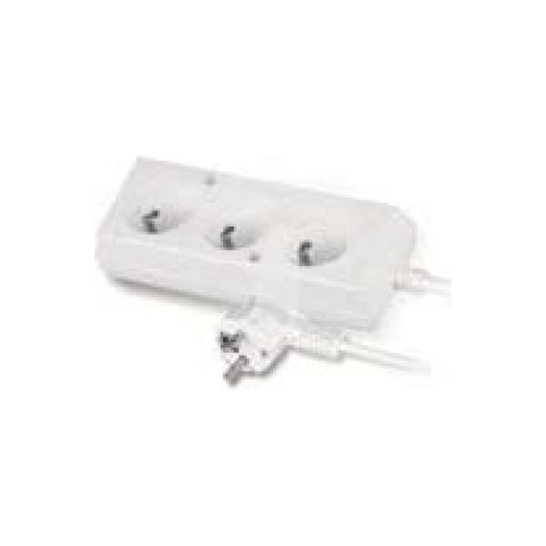 Plastrol Przedłużacz 3-gniazda z/u 10A 3m biały PS-370 (W-97474)