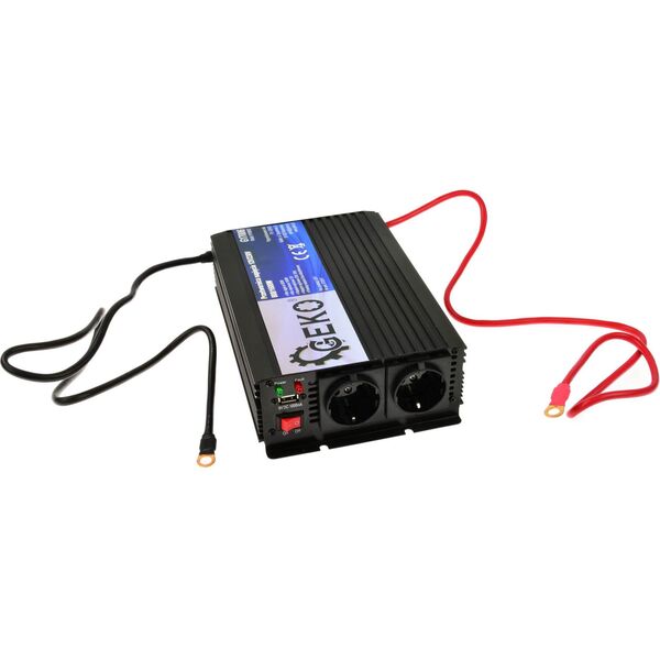 Przetwornica Geko Przetwornica napięcia 12V/230V 800/1600W (4)