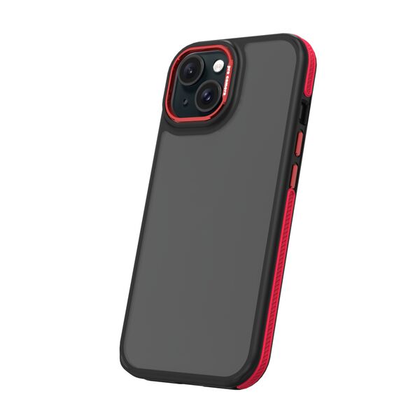 Crystal Black case for iPhone 16 Plus 6,7&quot; red 5906961923615