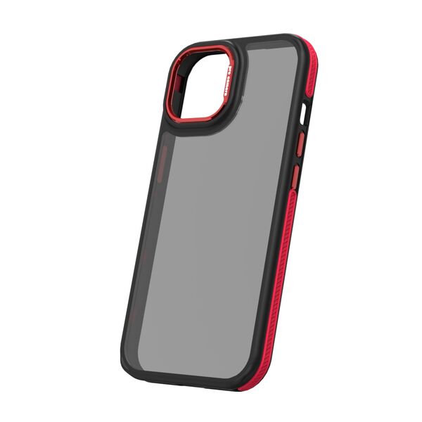 Crystal Black case for iPhone 16 6,1&quot; red 5906961923592