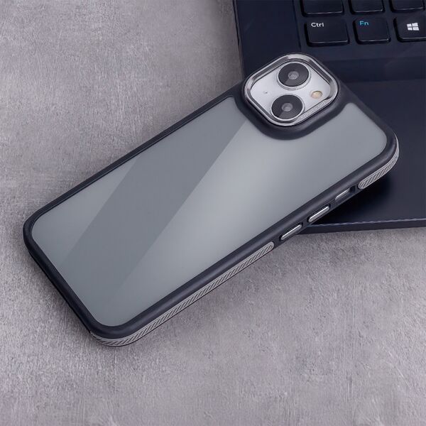 Crystal Black case for iPhone 16 Plus 6,7&quot; grey 5906961923561