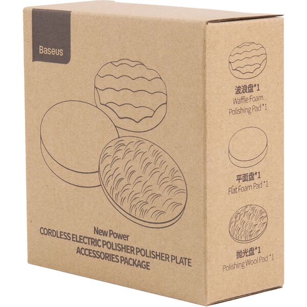 Baseus set of accessories for the cordless polishing machine CRDLQ-B01 [3 PACK]