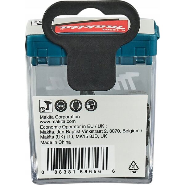 Makita MAKITA KOŃCÓWKA WKRĘTAKOWA PH2-25mm /25szt. IMPACT BLACK
