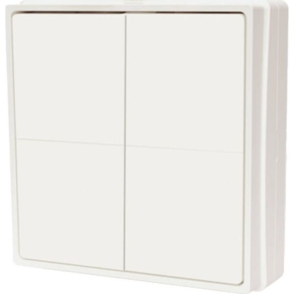 Shelly Shelly Plug & Play "Blu Wall" Switch 4 Wandtaster 4-fach 16 Aktionen Weiß