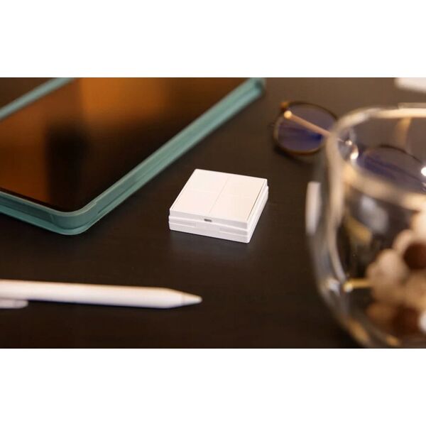 Shelly Shelly Plug & Play "Blu Wall" Switch 4 Wandtaster 4-fach 16 Aktionen Weiß