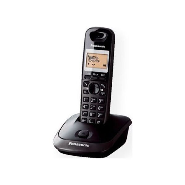 Telefon stacjonarny Panasonic Panasonic KX-TG2511FXT Cordless phone, Black / LCD / Memory 50 numbers / Memory for 50 incoming numbers / (5 levels) Auto-repeat, dialing station number, ringtone 10, selectable -KX-TG2511FXT