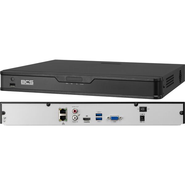 Rejestrator BCS Rejestrator sieciowy IP BCS Point BCS-P-NVR3202-4K-E 32 kanałowy do 8 Mpx