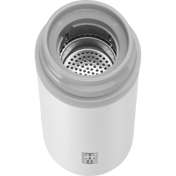 Zwilling Pojemnik termiczny z zaparzaczem do herbaty i ZWILLING Thermo 39500-511-0 biały 420ml