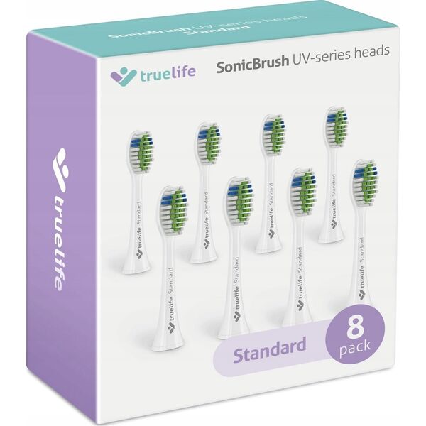 Końcówka TrueLife TrueLife SonicBrush UV Heads White Standard 8 Pack