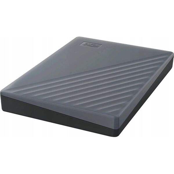 Dysk zewnętrzny HDD WD WD My Passport WDBWML0020BGY - Festplatte - verschlusselt - 2 TB - extern (tragbar) - USB 3.2 Gen 1 (USB-C Steckverbinder) - 256-Bit-AES - Silicon Gray