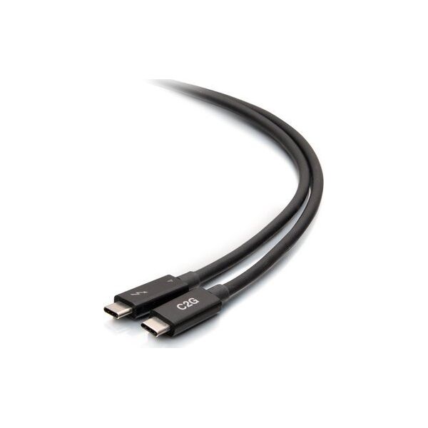 Kabel USB C2G C2G 6ft Thunderbolt 4 USB C Active Cable - USB C to USB C - 40Gbps - M/M - Thunderbolt-Kabel - 24 pin USB-C (M) zu 24 pin USB-C (M) - USB 3.2 / DisplayPort 2.1 / Thunderbolt 4 - 30 V - 1.83 m - USB-Stromversorgung (100 W), Support von 8K 60