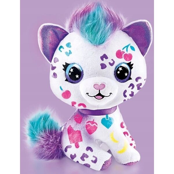 BigBuy Carnival AIRBRUSH PLUSH with airbrush Kitty, 25 cm
