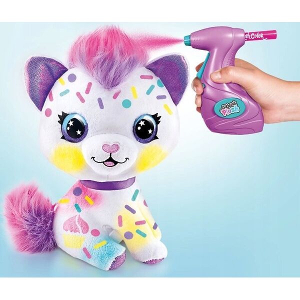 BigBuy Carnival AIRBRUSH PLUSH with airbrush Kitty, 25 cm