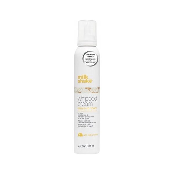 Milk Shake Milk Shake, Whipped Cream, Milk Proteins, Hair Leave-In Foam Conditioner, For Hydration, 200 ml For Women