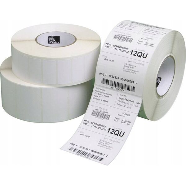 Karta sieciowa Zebra Zebra Z-Perform 1000T, White, Thermal transfer, 2.5 cm, 475 pc(s)