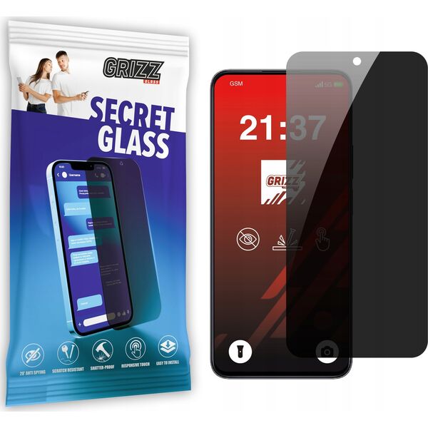 Szkło prywatyzujące GrizzGlass SecretGlass do Honor Play 9T 5G