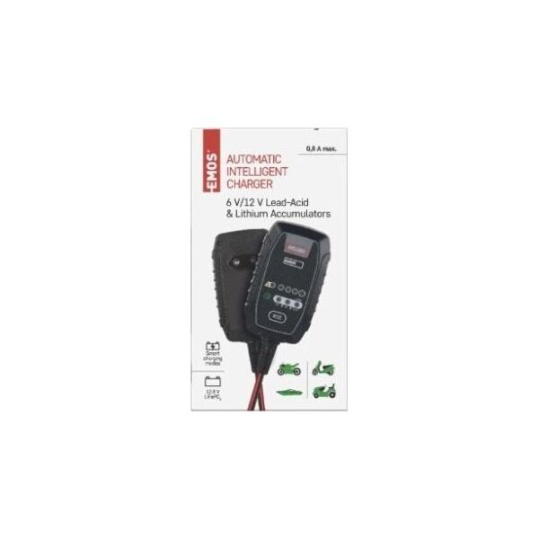 Car battery charger 6/12V 0.8A 1.2-30Ah