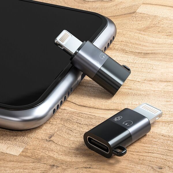 MOZOS ASM-6 adapter przejściówka USB-C/Lightning