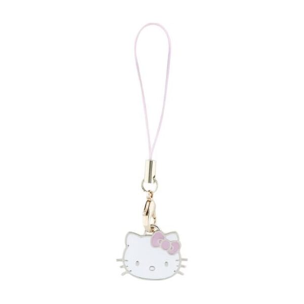 Hello Kitty zawieszka HKCPMKHP Phone      Strap różowy/pink Charm Kitty Head