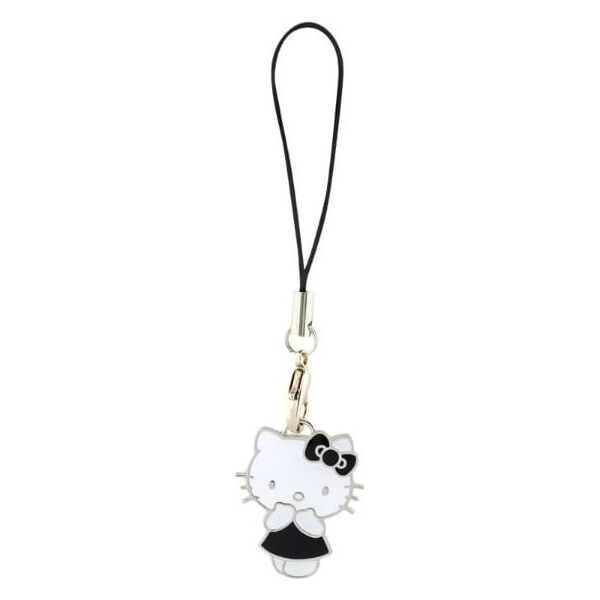 Hello Kitty zawieszka HKCPMKK Phone       Strap czarny/black Charm Kitty Cute