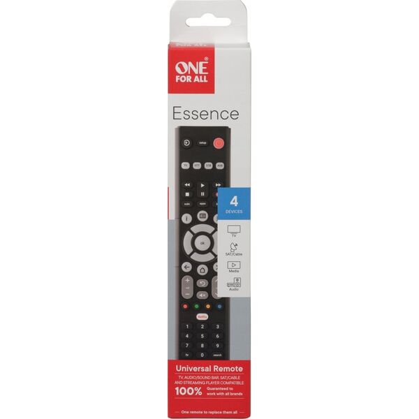 Pilot RTV One For All One For All URC1242 Basic Remote Universal Control (4 devices)