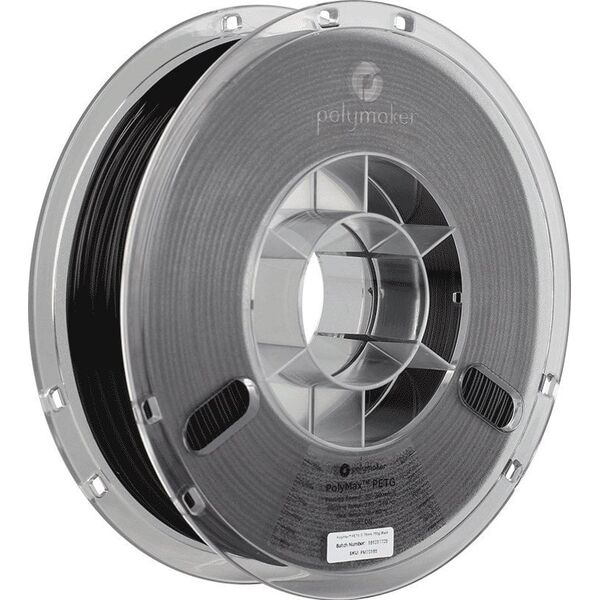 Filament Polymaker PolyMax Tough PETG 1,75mm 0,75kg - Black}