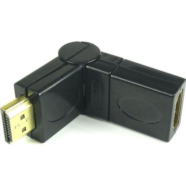 Adapter AV Qoltec HDMI - HDMI czarny (50516)