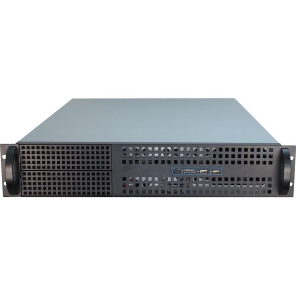 Inter-Tech 48.3cm Inter-Tech IPC 2U-2129N 2HE ohne Netzteil Schwarz - 88887194
