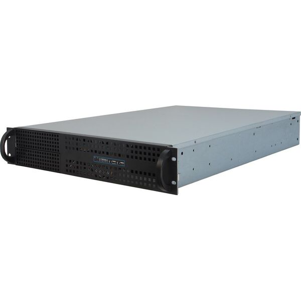 Inter-Tech 48.3cm Inter-Tech IPC 2U-2129N 2HE ohne Netzteil Schwarz - 88887194