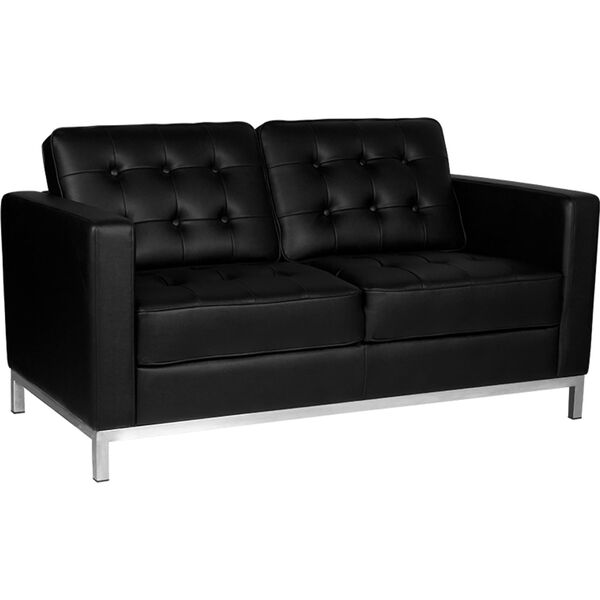 Activeshop Gabbiano sofa do poczekalni BM18019 czarna