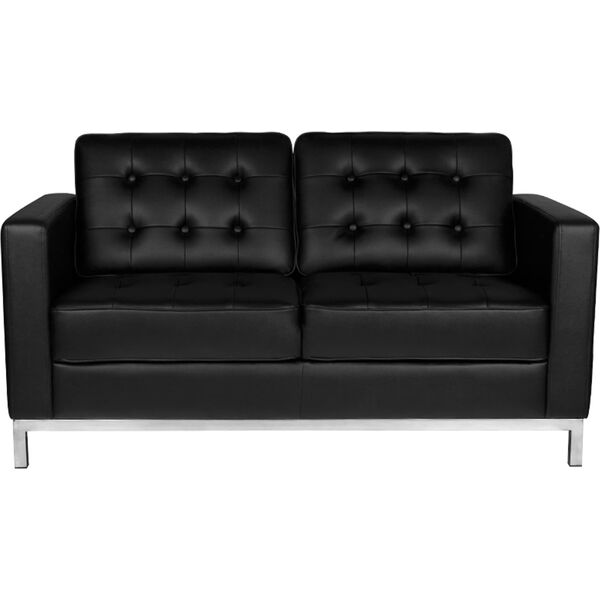 Activeshop Gabbiano sofa do poczekalni BM18019 czarna
