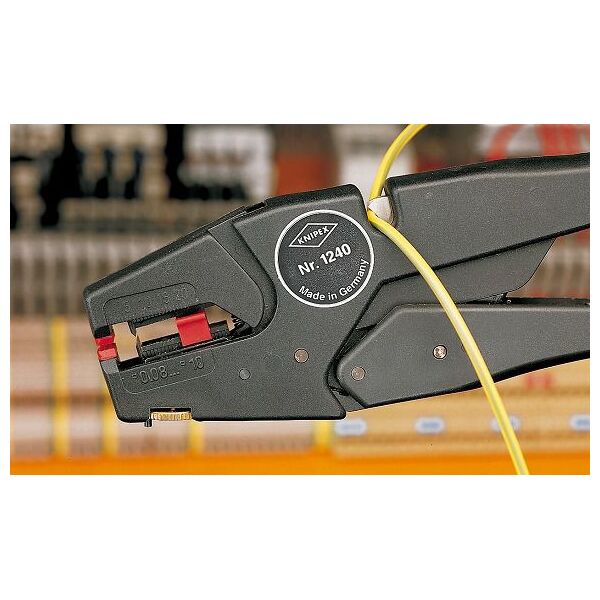 Knipex Szczypce do ściągania izolacji samonastawne 200mm (12 40 200 SB)