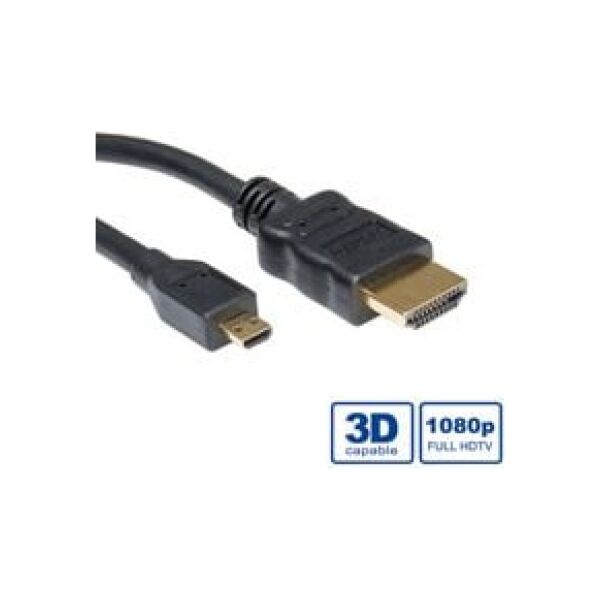 Kabel Roline 2m czarny (11.04.5581)