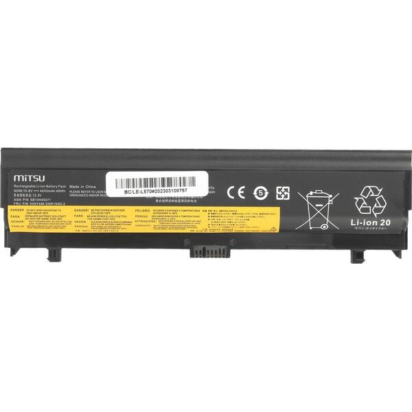 Bateria Mitsu Bateria 00NY486 do Lenovo Thinkpad L560 L570