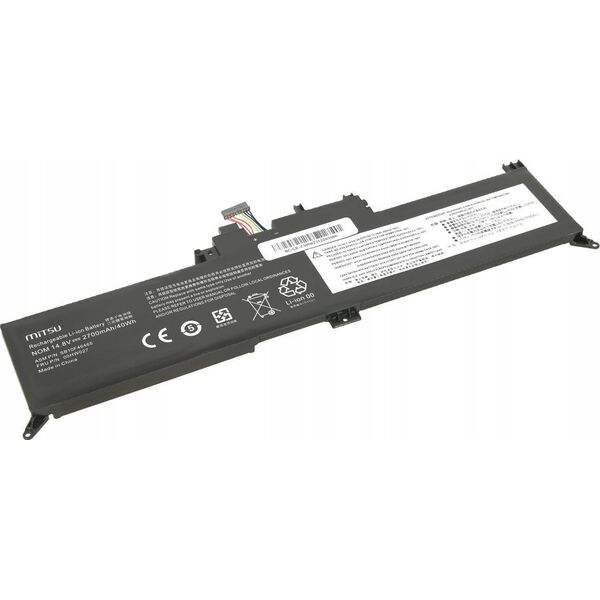 Bateria Mitsu Bateria 00HW027 01AV434 do Lenovo ThinkPad Yoga 260 370 X380