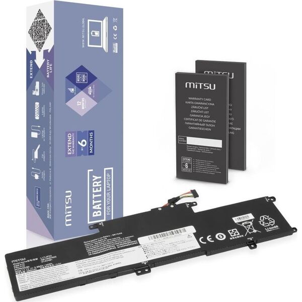 Bateria Mitsu Bateria Mitsu do Lenovo ThinkPad Yoga L380, L390