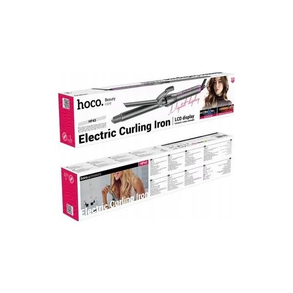 Lokówka Hoco HOCO lokówka do włosów z wyświetlaczem HP43 szara