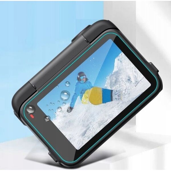 Zestaw Osłona Szkło Hartowane na Obiektyw 2x Ekran LCD - Insta360 ACE PRO 2 / PU711T