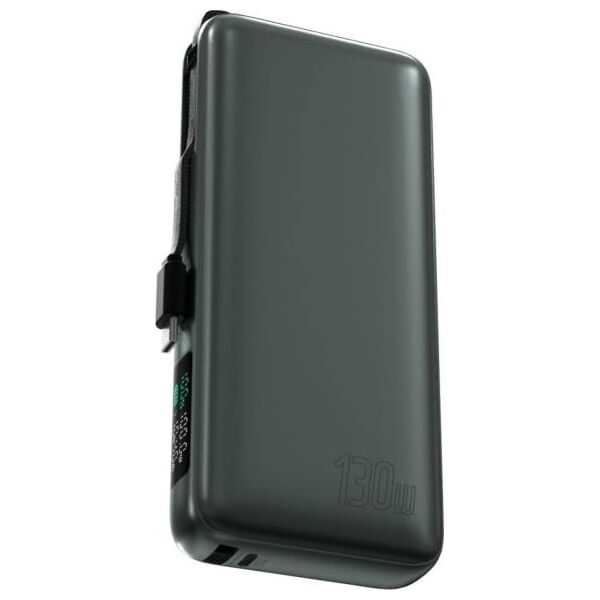 4smarts Powerbank Enterprise 20000mAh 130W with built-in USB-C cable gray/space gray 541134