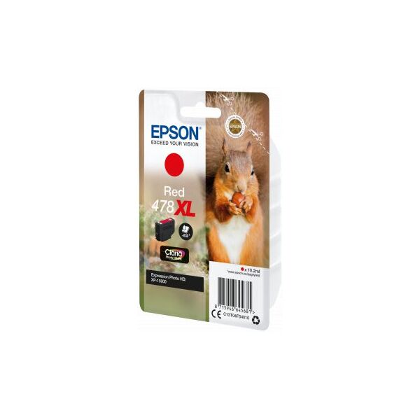 Tusz Epson Oryginalny tusz 478XL Claria Photo HD, red (C13T04F54010)