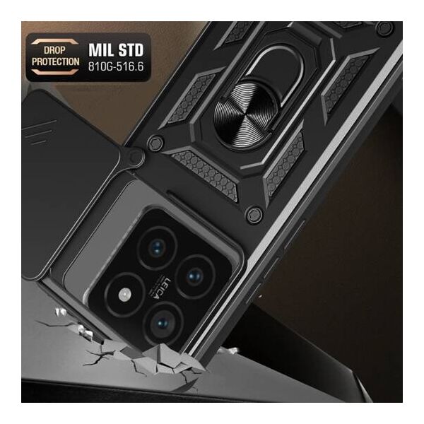 Case XIAOMI 14T Tech-Protect Camshield Pro black 5906302371112