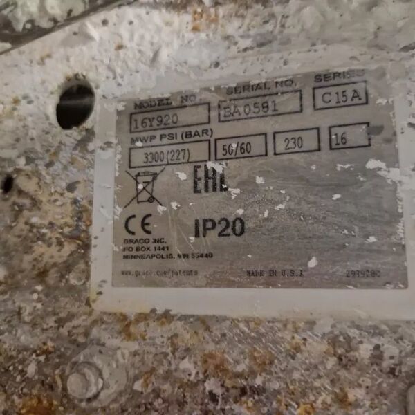 Graco GRACO MARK VII MAX PROCONTRACTOR FILLING AGGREGATE 13764328 755652817581