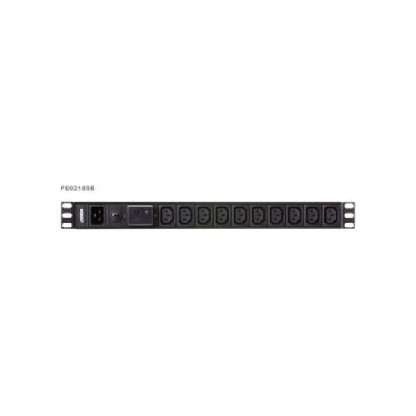 Aten ATEN PE0218SG 1HE 16A 18-portowy podstawowy moduł PDU z ochroną przeciwprzepięciową