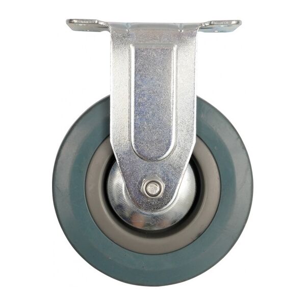 Vorel Kółko stałe z szarą gumą 100mm 87353