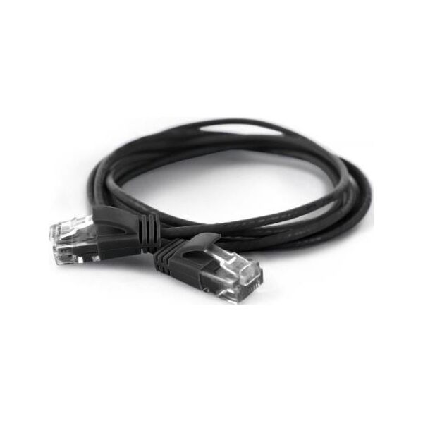 Wantec Wantec wW Patch Cable CAT6A (rand 2,8mm) UTP black 0,50m (7312)