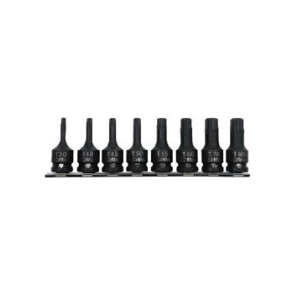 Pro-Line Zestaw nasadek trzpieniowych Torx udarowych 1/2" T30-T80 8szt. (18493)